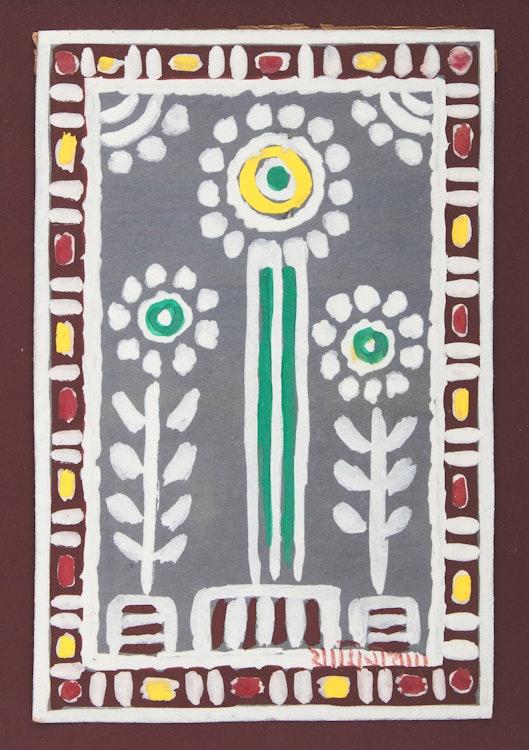 Artwork by Jamini Roy, Wedding (Floral Study)