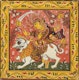 Thumbnail of Artwork by Orissa School, Indian Miniature Paintings Depicting Krishna, Durga and Shiva