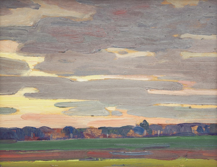 Artwork by Frederick Nicholas Loveroff, Prairie Landscape