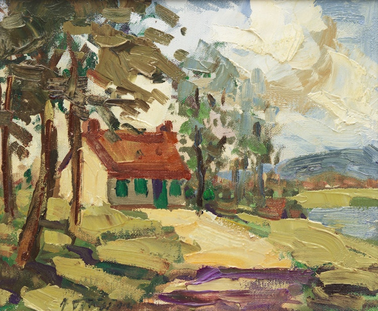 Artwork by Armand Tatossian, Three Landscape Scenes