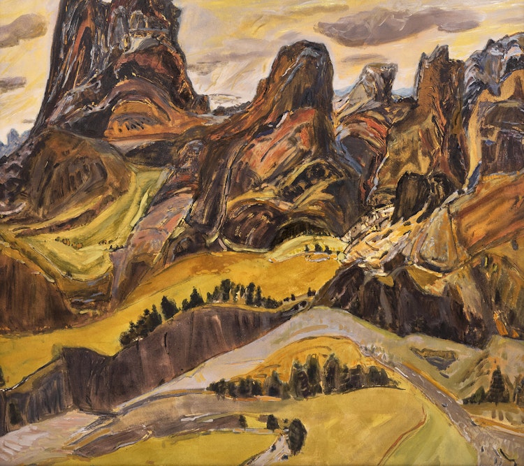 Artwork by David T. Alexander, Last Pitch on the Spine