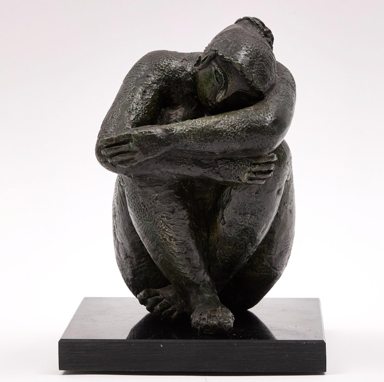 Artwork by Antoniucci Volti, Seated Woman
