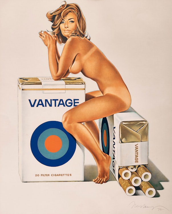 Artwork by Mel Ramos, Vantage