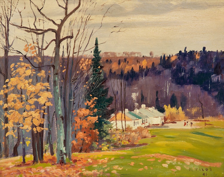 Artwork by Robert Wakeham Pilot, Mount Tremblant