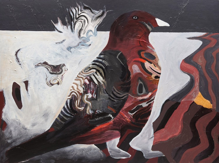 Artwork by Jack Leonard Shadbolt, White Breaking, 1965