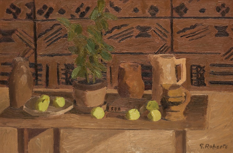 Artwork by William Goodridge Roberts, Still Life with Green Apples