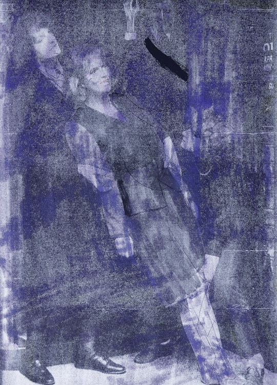 Artwork by Kai Althoff, Untitled (Blue Hypnosis)
