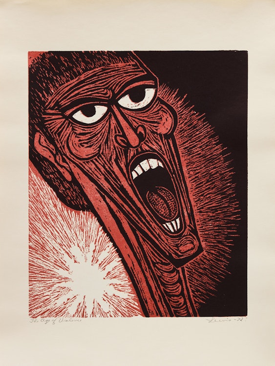 Artwork by Stanley Lewis, The Age of Violence