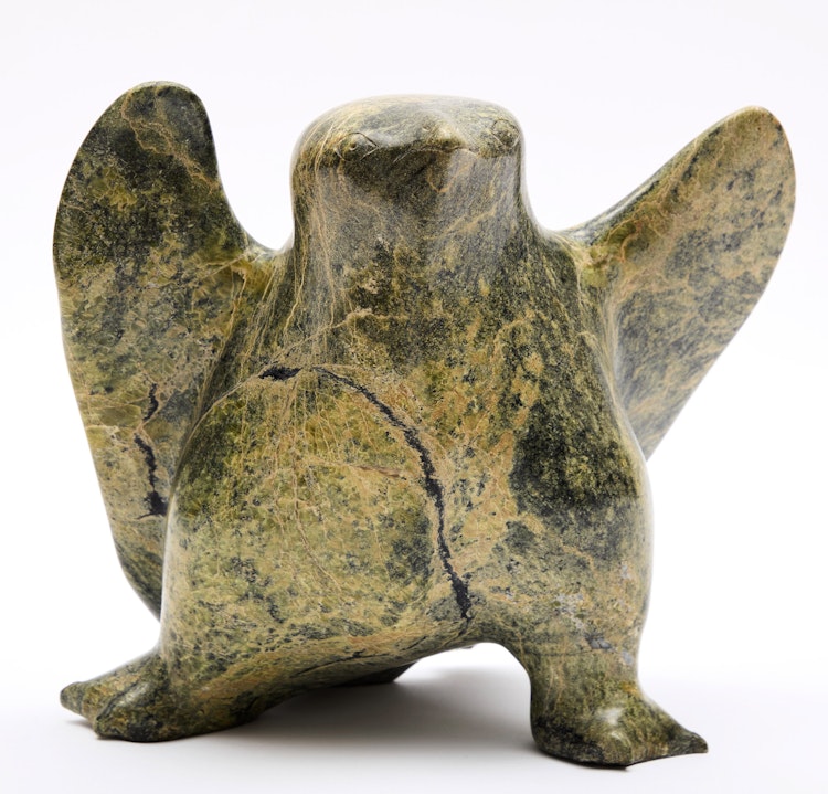 Artwork by Abraham Etungat, Bird with Spread Wings