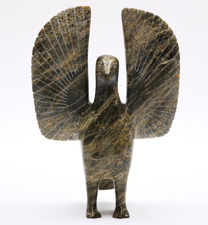 Artwork by Abraham Etungat, Winged Bird