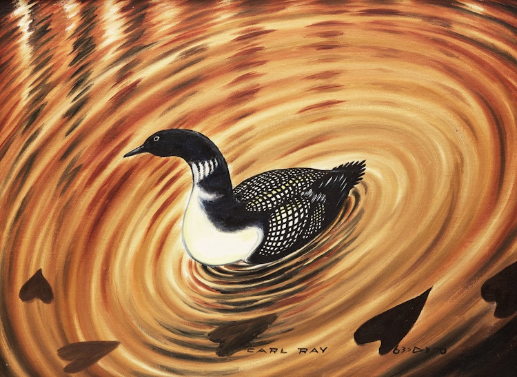 Artwork by Carl Ray, Loon