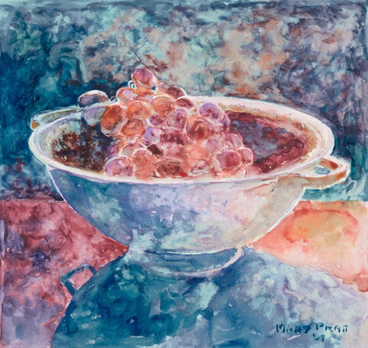 Artwork by Mary Pratt, Purple Grapes, 2009