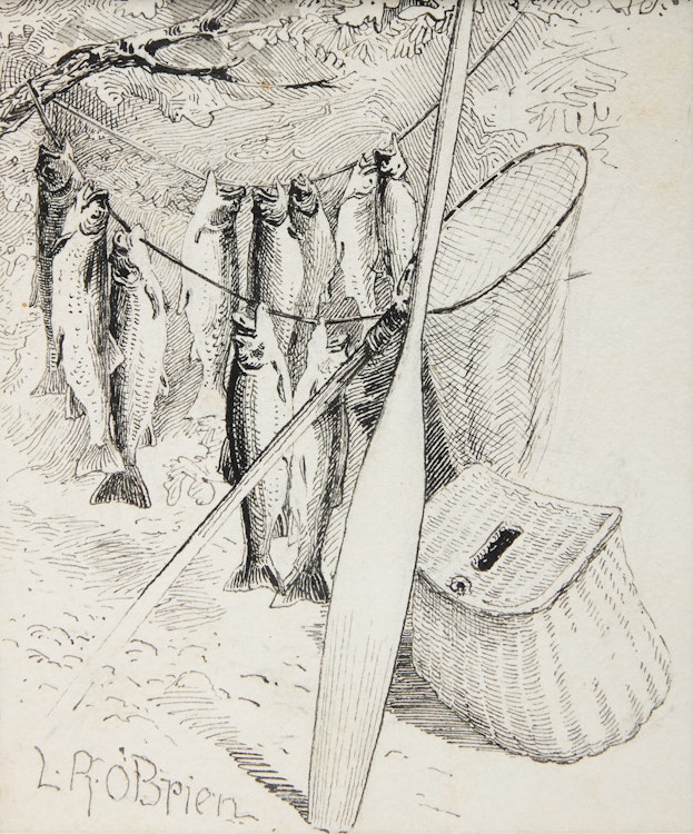 Artwork by Lucius Richard O'Brien, Fish and Fishing Gear