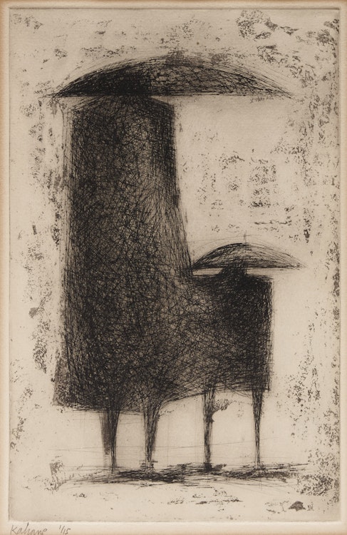 Artwork by Anne Kahane, Two Figures
