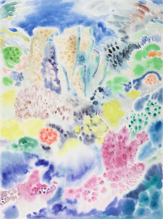 Artwork by Paul Fournier, Pillar Coral