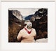 Thumbnail of Artwork by Roger Minick, Woman with Scarf at Inspiration Point, Yosemite National Park