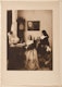 Thumbnail of Artwork by Guido Rey, Two Views: A Flemish Interior and The Letter