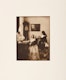 Thumbnail of Artwork by Guido Rey, Two Views: A Flemish Interior and The Letter