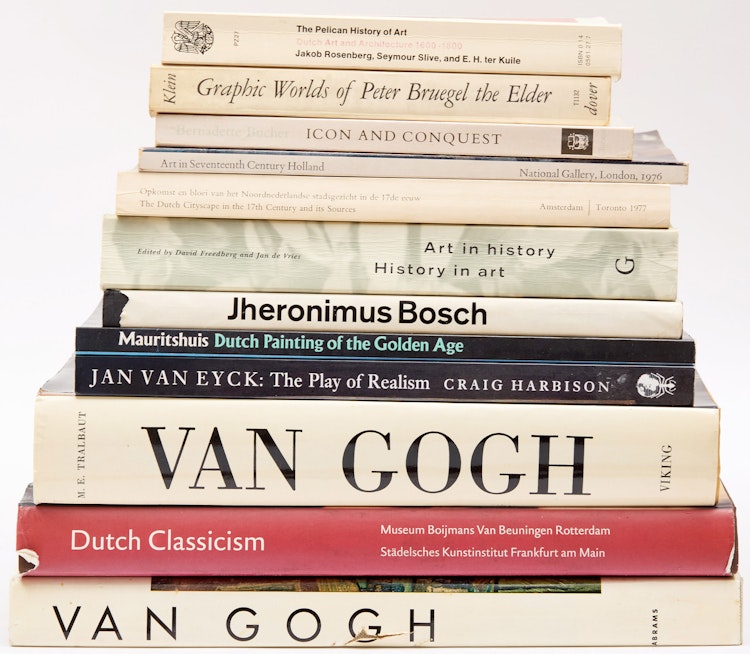 Artwork by Books and Reference, A Collection of Twelve 19th Century Dutch Art Reference Books