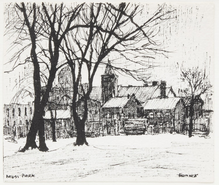 Artwork by Albert Jacques Franck, Moss Park II