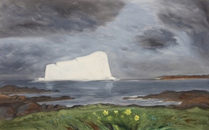 Artwork by David Lloyd Blackwood, Spring Iceberg