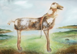 Artwork by David Lloyd Blackwood, John Stokes: His Horse, 2000