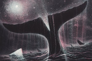 Artwork by David Lloyd Blackwood, Twilight Sounding, 2010