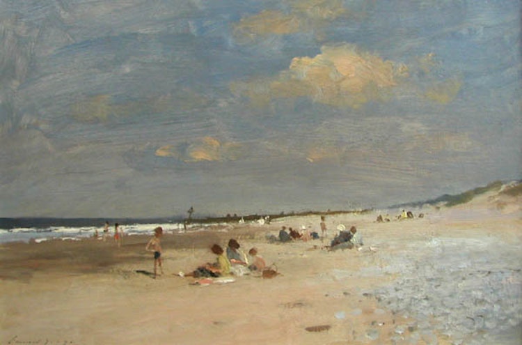 Artwork by Edward Seago, A Norfolk Beach