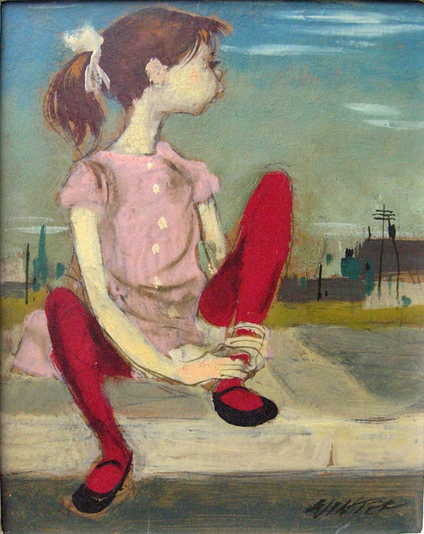 Artwork by William Arthur Winter, Julie
