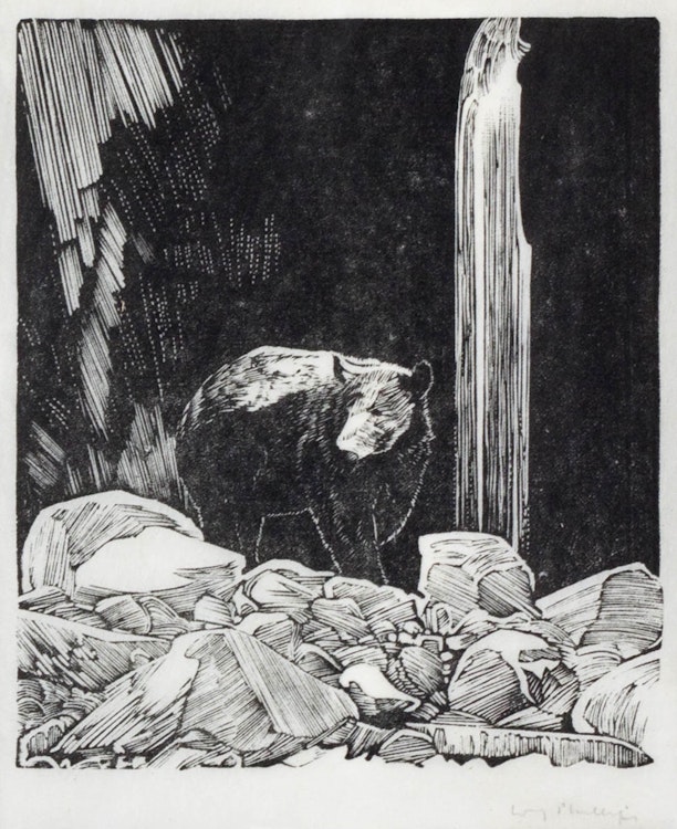 Artwork by Walter Joseph Phillips, The Bear