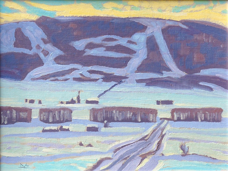 Artwork by Illingworth Holey Kerr, Turner Valley, Winter
