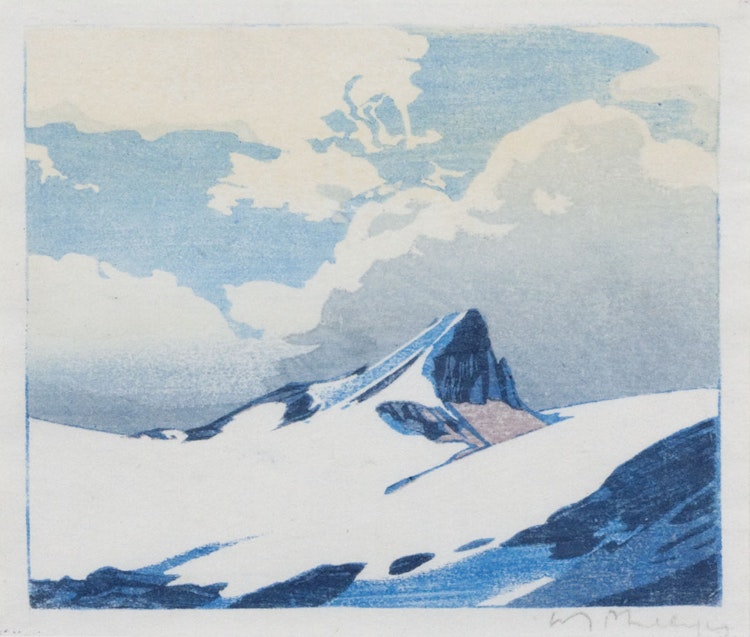 Artwork by Walter Joseph Phillips, Mount Nicholas