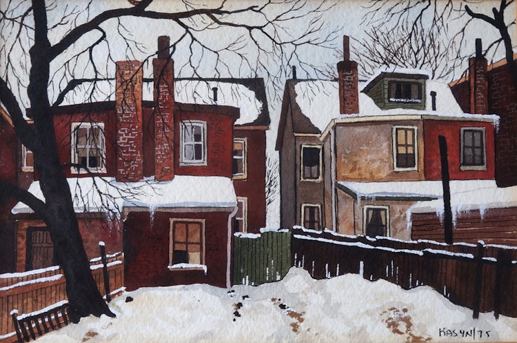 Artwork by John Kasyn, Along Harbord Street