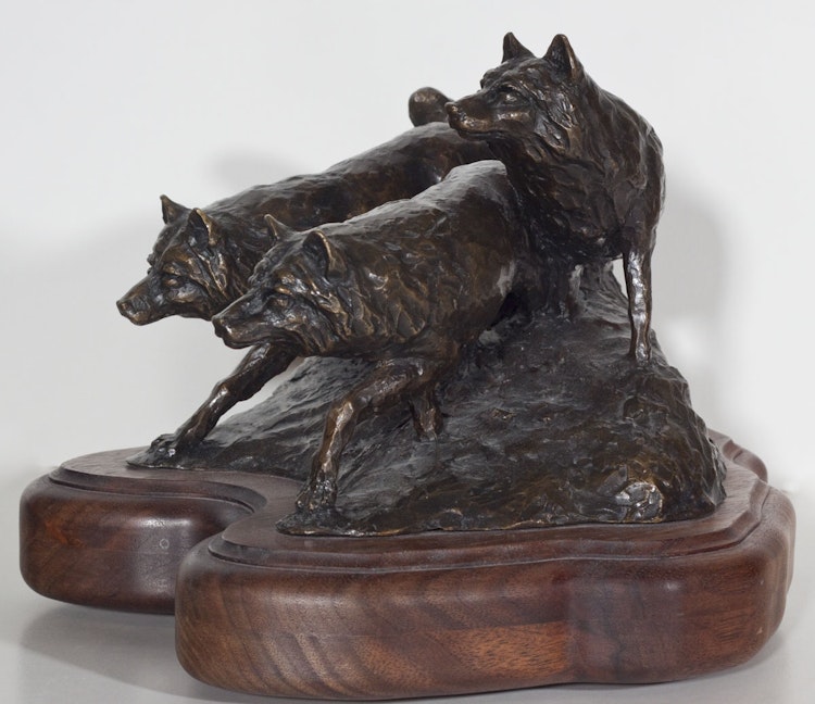 Artwork by Peter Sawatzky, Wolf Pack