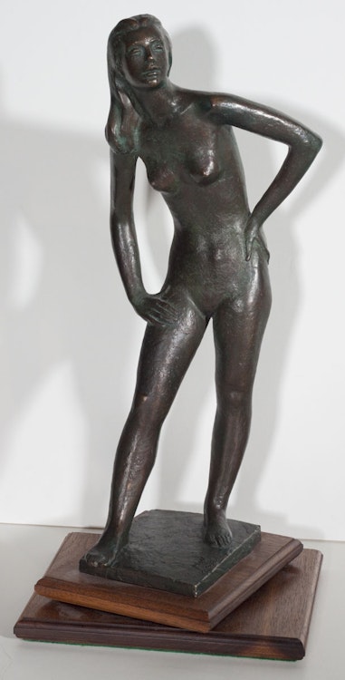 Artwork by Leo Mol, Waiting