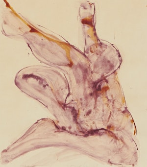 Artwork by John Graham Coughtry, Study For Two Figure Series 3