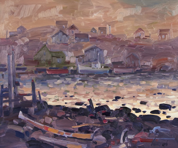 Artwork by Bruno Cote, Fog Baie-Johan-Beetz