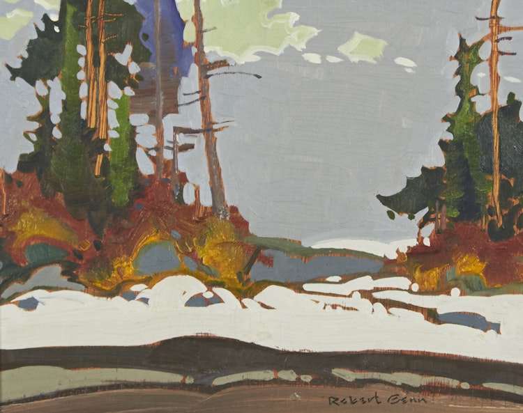 Artwork by Robert Genn, November, Montague