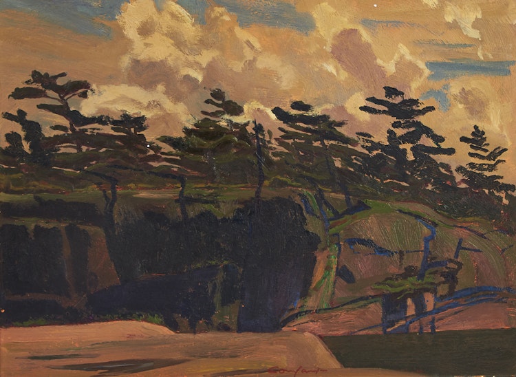 Artwork by Charles Fraser Comfort, Shoreline, Georgian Bay