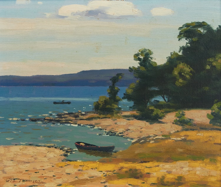 Artwork by George Thomson,  Presque Isle, July