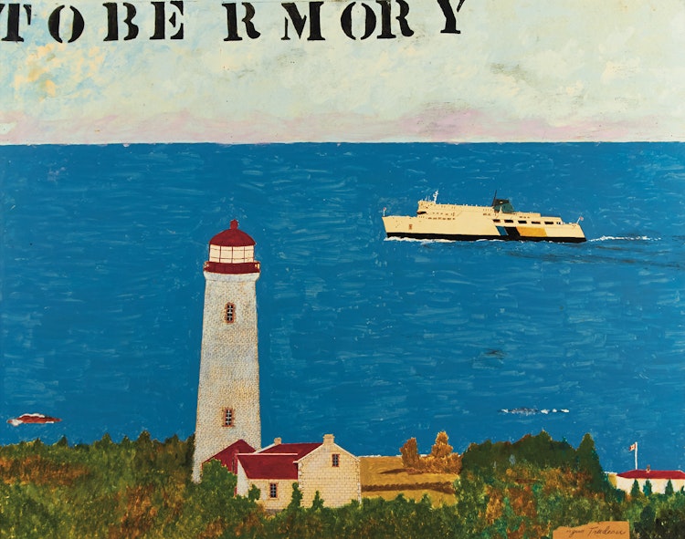 Artwork by Angus Trudeau, Tobermory, 1977