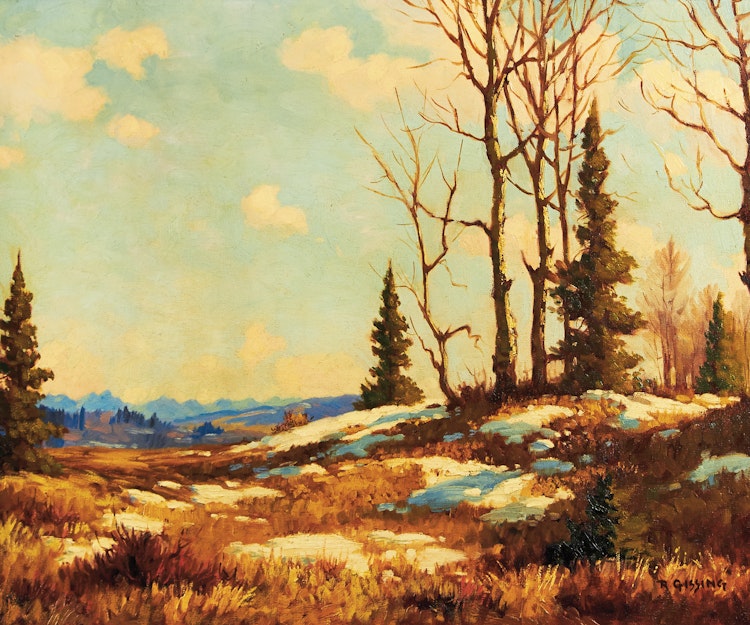 Artwork by Roland Gissing, Spring Day