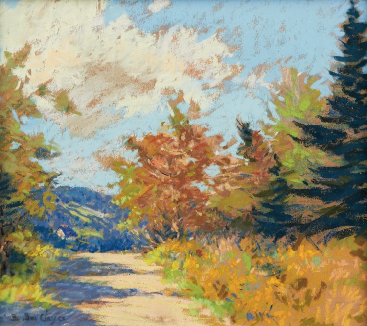 Artwork by Berthe Des Clayes, Country Road