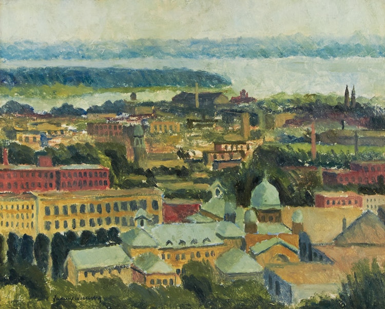Artwork by Fanny Wiselberg, View of Motherhouse