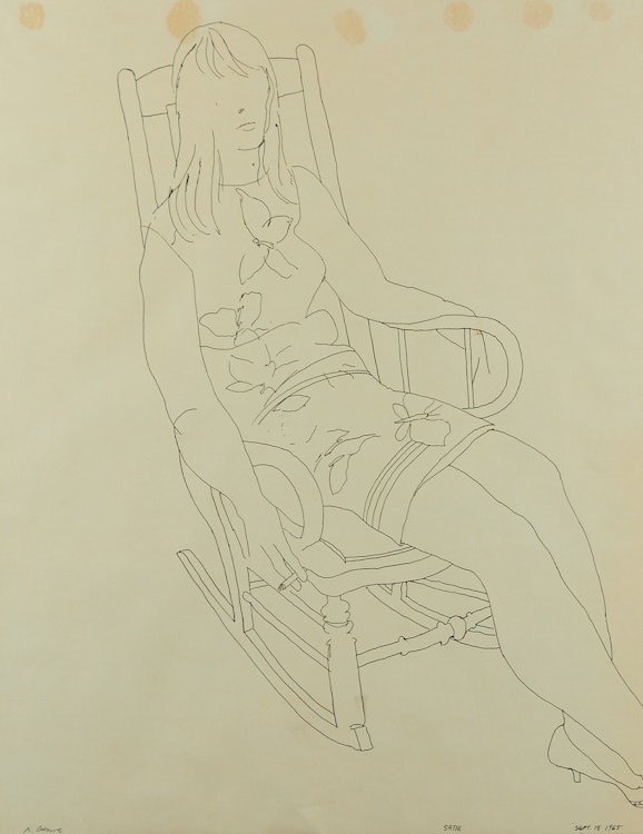 Artwork by M. Crouse, Satie
