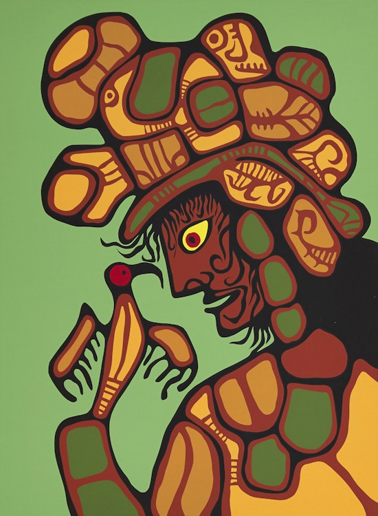Artwork by Norval Morrisseau, Carl