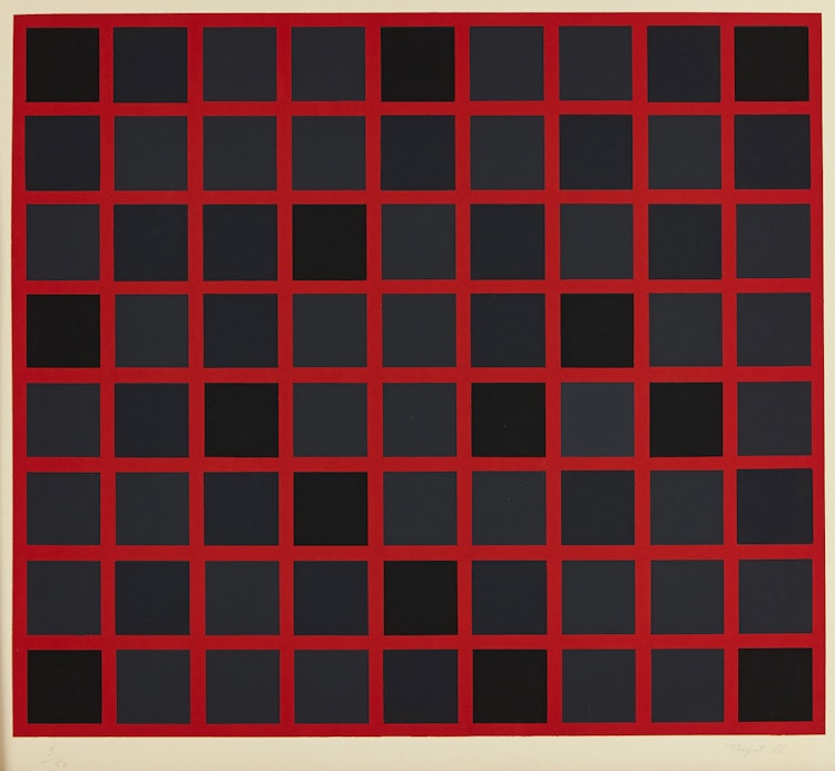 Artwork by Roger-François Thepot, Geometric Abstract
