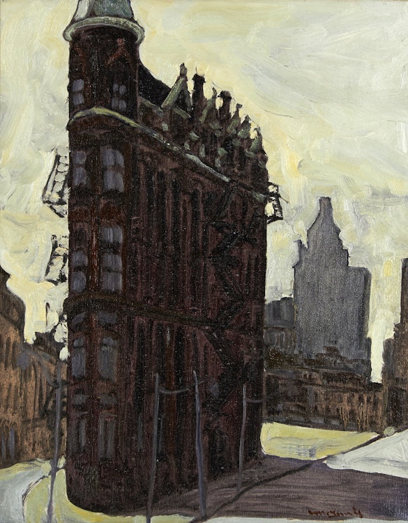 Artwork by Robert Francis Michael McInnis, Flatiron Building, Toronto