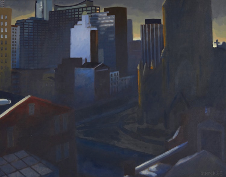 Artwork by Chris Temple, Church and State