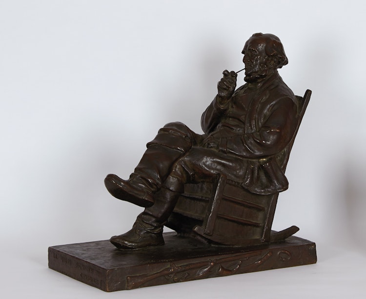 Artwork by Marc-Aurèle de Foy Suzor-Coté, Le vieux pionnier canadien